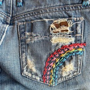 Joes Jeans hendrix size 25 100% cotton rainbow light wash vintage boot cut 1971